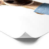 Moderne benutzerdefinierte Tier-Foto | Meeko Poster (Ecke)