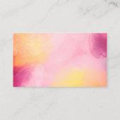 moderne benutzerdefinierte Visitenkartenvorlage fü Visitenkarte (Rückseite)