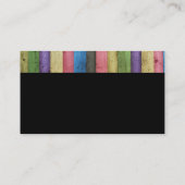 moderne benutzerdefinierte Visitenkartenvorlage Visitenkarte (Rückseite)