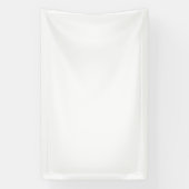 Moderne benutzerdefinierte weiße einfache Gestaltu Banner (Vertikal)