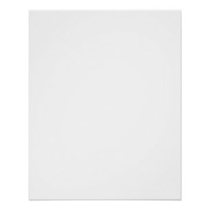 Moderne benutzerdefinierte weiße einfache Gestaltu Poster