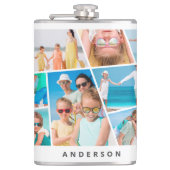  Moderne, benutzerfreundliche 9 Bilder Collage Fot Flachmann (Vorderseite)