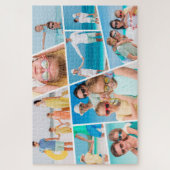 Moderne, benutzerfreundliche 9 Bilder Collage Foto Puzzle (Vertikal)