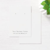 Moderne, benutzerfreundliche Earring Card (Schreibtisch)