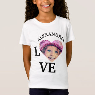 Moderne, benutzerfreundliche Herz-Bildvorlage für T-Shirt