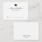 Moderne Beratung für den Abschluss des Absolventen Begleitkarte (Vorne/Hinten)