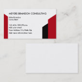 Moderne Beratung Visitenkarte (Vorne/Hinten)