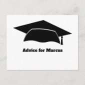 Moderne Beratung wünscht Party Abschluss Hinweiskarte (Rückseite)