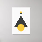 Moderne Bergkunst Leinwanddruck (Vorderseite)