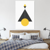 Moderne Bergkunst Leinwanddruck (Insitu (Schlafzimmer))