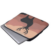 Moderne Bergmalerei Laptopschutzhülle (Vorne Knopf)