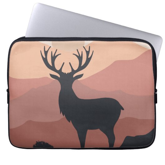 Moderne Bergmalerei Laptopschutzhülle (Vorderseite)