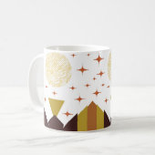 Moderne Bergwelt des Mittelalters Kaffeetasse (Vorderseite Links)
