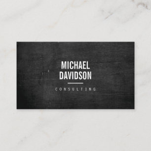 MODERNE BERUFLICH Dark Wood Business Card Visitenkarte