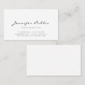 Moderne Beruflich Elegante Minimalistisch Visitenkarte (Vorne/Hinten)