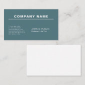 Moderne Beruflich Elegante Schlicht Visitenkarte (Vorne/Hinten)