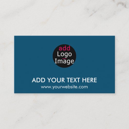 Moderne Beruflich-schicke Markenbezeichnung Ocean Begleitkarte (Vorderseite)