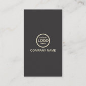 Moderne Berufliche 2 Farben fügen Ihr Logo hinzu Visitenkarte (Rückseite)