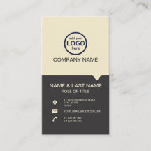 Moderne Berufliche 2 Farben fügen Ihr Logo hinzu