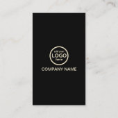 Moderne Berufliche 2 Farben fügen Ihr Logo hinzu Visitenkarte (Rückseite)