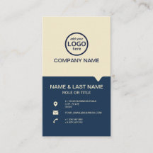 Moderne Berufliche 2 Farben fügen Ihr Logo hinzu