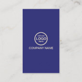 Moderne Berufliche 2 Farben fügen Ihr Logo hinzu Visitenkarte (Rückseite)