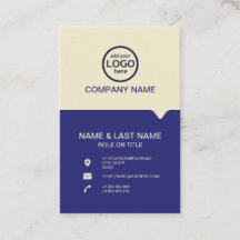 Moderne Berufliche 2 Farben fügen Ihr Logo hinzu