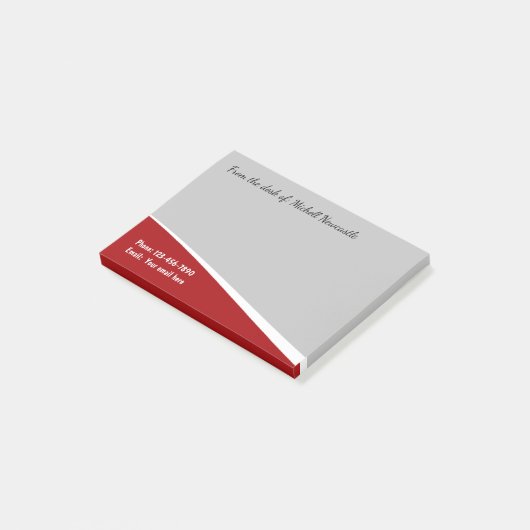 Moderne berufliche Art Post-it Klebezettel (angewinkelt)