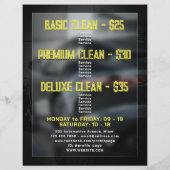 Moderne berufliche Autodetails Flyer (Hinten)