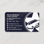 Moderne berufliche Automobilindustrie Visitenkarte (Rückseite)