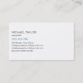 Moderne Berufliche Autos, die die Reinigung von Wa Visitenkarte (Rückseite)