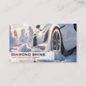 Moderne Berufliche Autos, die die Reinigung von Wa Visitenkarte (Vorderseite)