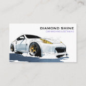 Moderne Berufliche Autos, die die Reinigung von Wa Visitenkarte (Vorderseite)