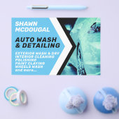 Moderne berufliche Autowäsche inspiriert Flyer (Einzeln)