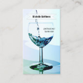Moderne Berufliche Barkeeper-Visitenkarte Visitenkarte (Vorderseite)