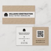 Moderne berufliche Bauweise Visitenkarte (Vorne/Hinten)