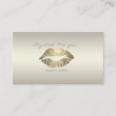 Moderne Berufliche, bezaubernde Lumineszenz, Lippe Visitenkarte (Vorderseite)