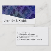 Moderne Berufliche Blue & White Visiards Visitenkarte (Vorne/Hinten)