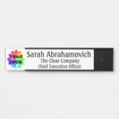 Moderne Berufliche Bürotür signiert Ihr Logo Türschild (Vorderseite )