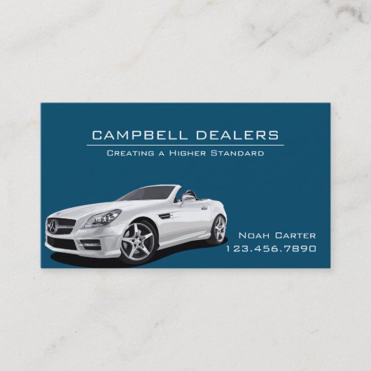 Moderne Berufliche Car Dealer Business Card Visitenkarte (Vorderseite)