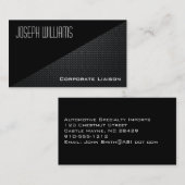 Moderne Berufliche Carbon Fiber Business Cards Visitenkarte (Vorne/Hinten)
