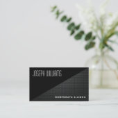 Moderne Berufliche Carbon Fiber Business Cards Visitenkarte (Stehend Vorderseite)