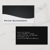 Moderne Berufliche Carbon Fiber Business Cards Visitenkarte (Vorne/Hinten)
