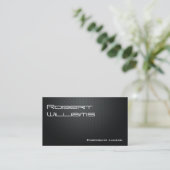 Moderne Berufliche Carbon Fiber Business Cards Visitenkarte (Stehend Vorderseite)
