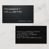 Moderne Berufliche Carbon Fiber Business Cards Visitenkarte (Vorne/Hinten)