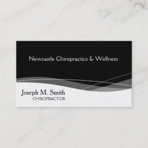 Moderne Berufliche Chiropraktikkarte Visitenkarte