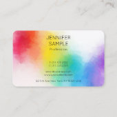 Moderne Berufliche Designvorlage Visitenkarte (Rückseite)