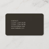 Moderne berufliche DJ-Plattenabdeckung Visitenkarte (Rückseite)