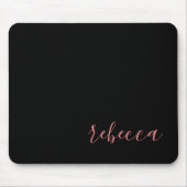 Moderne, Berufliche, einfache Namenspatze Mousepad (Vorne)