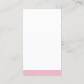 Moderne berufliche einfache Schablonen-elegantes Visitenkarte (Rückseite)